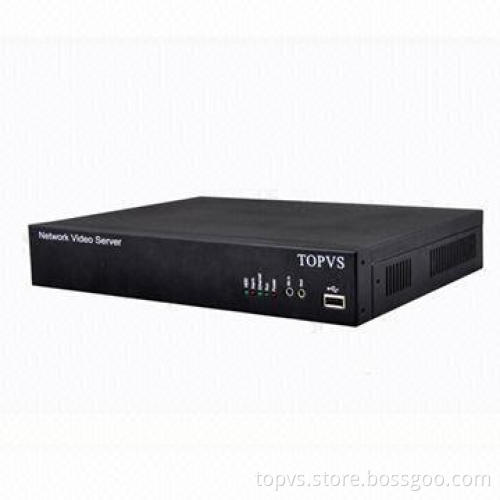 Topvs H.264 4-channel Full-D1 Network Video Server, with HDD interface